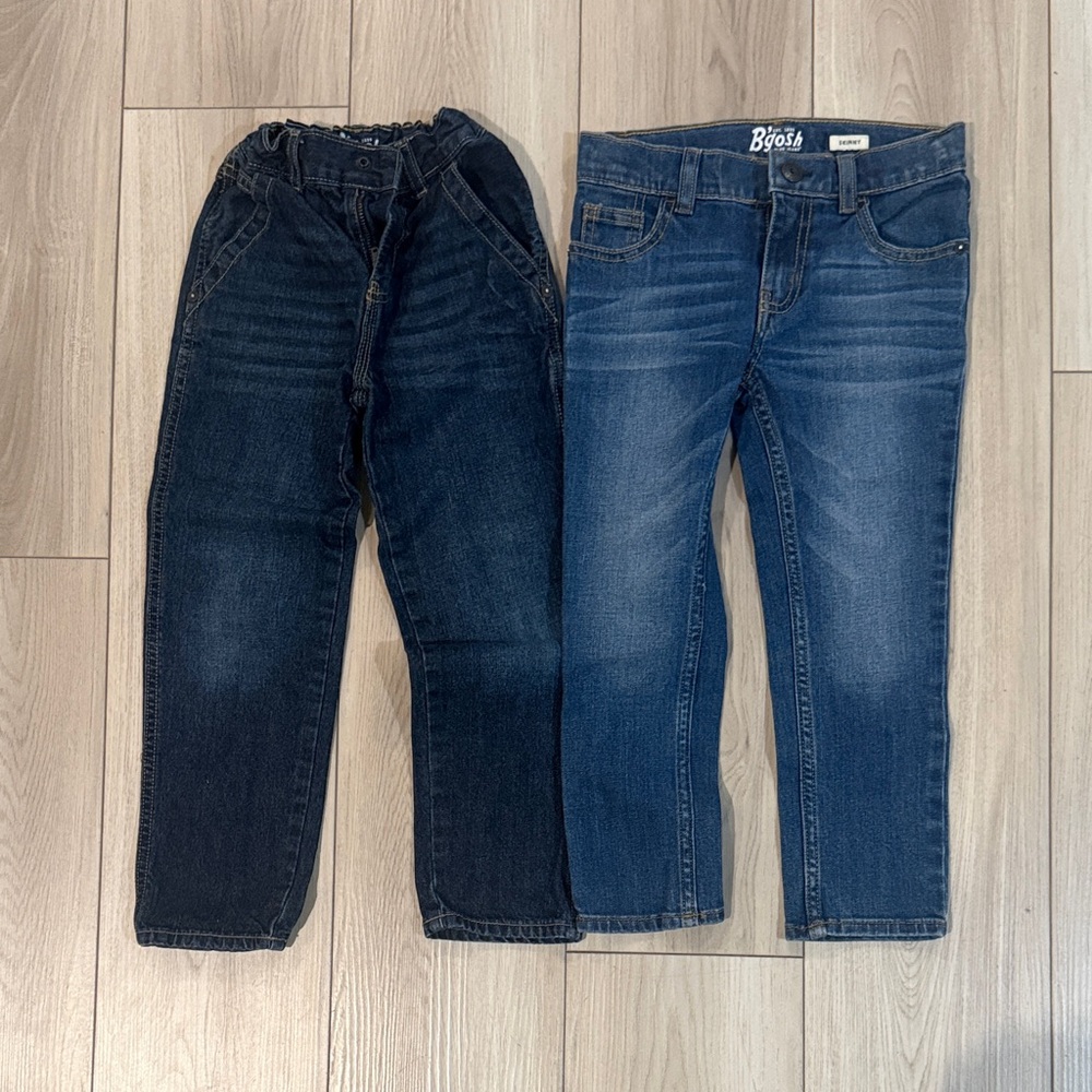 OshKosh B'gosh Kids' Dark and Medium Blue Jeans